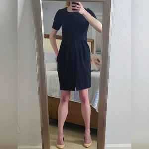 Armani Collezioni Black Sheath Dress